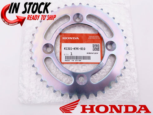 HONDA REAR WHEEL SPROCKET 38T 2013 - 2023 CRF110F GENUINE OEM NEW FACTORY